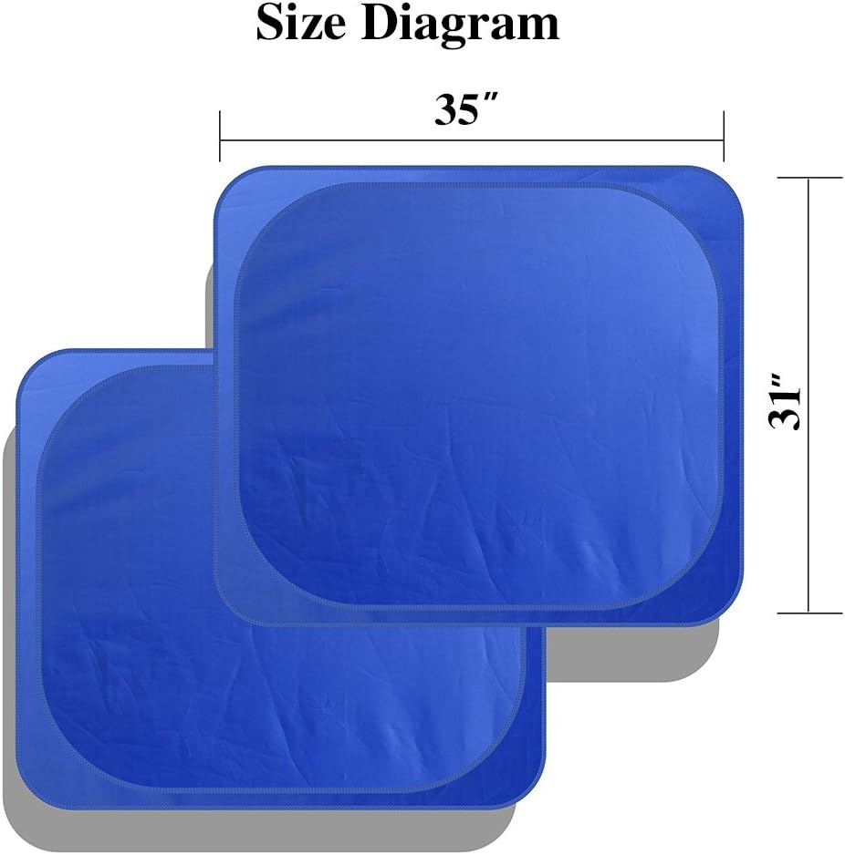 RELANSON Car Windshield Sunshade,2 Pieces of Separate Foldable 35"x31" Car Sun Shade Blocks UV Rays Sun Visor Protector and Keep Your Vehicle Cool - Universal Fit