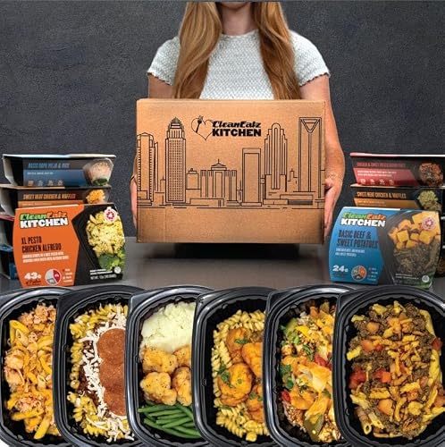 Clean Eatz Frozen Prepared Meals, Gluten-Free Variety Pack, 6 Chef-Prepared