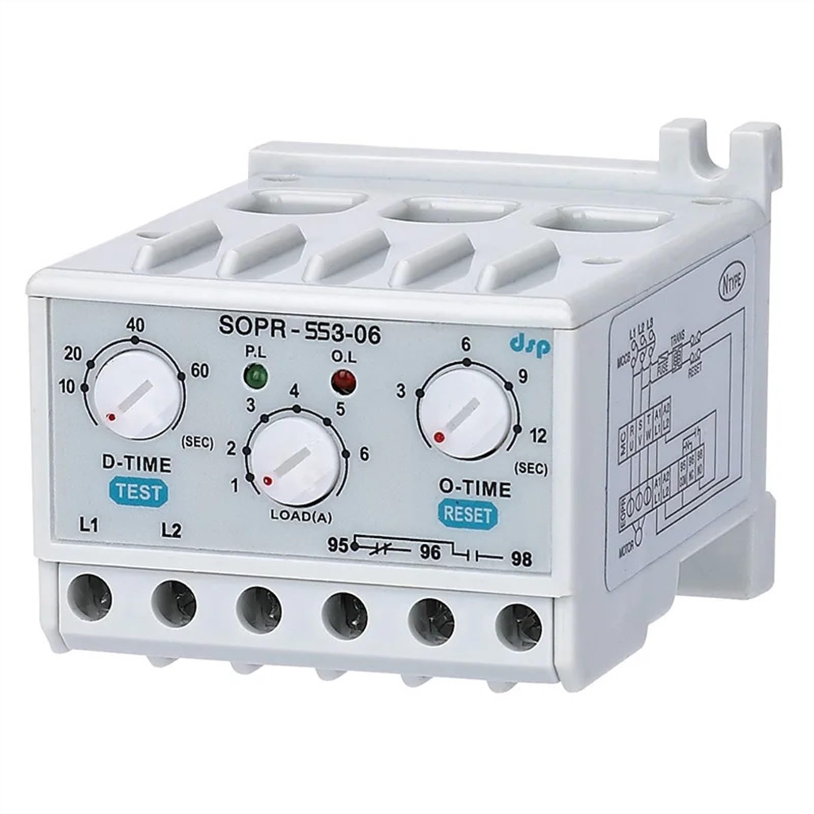 VDOQTLJT SOPR-SS3-440 Electronic Overload Relay Motor Protector Thermal(5-30A)