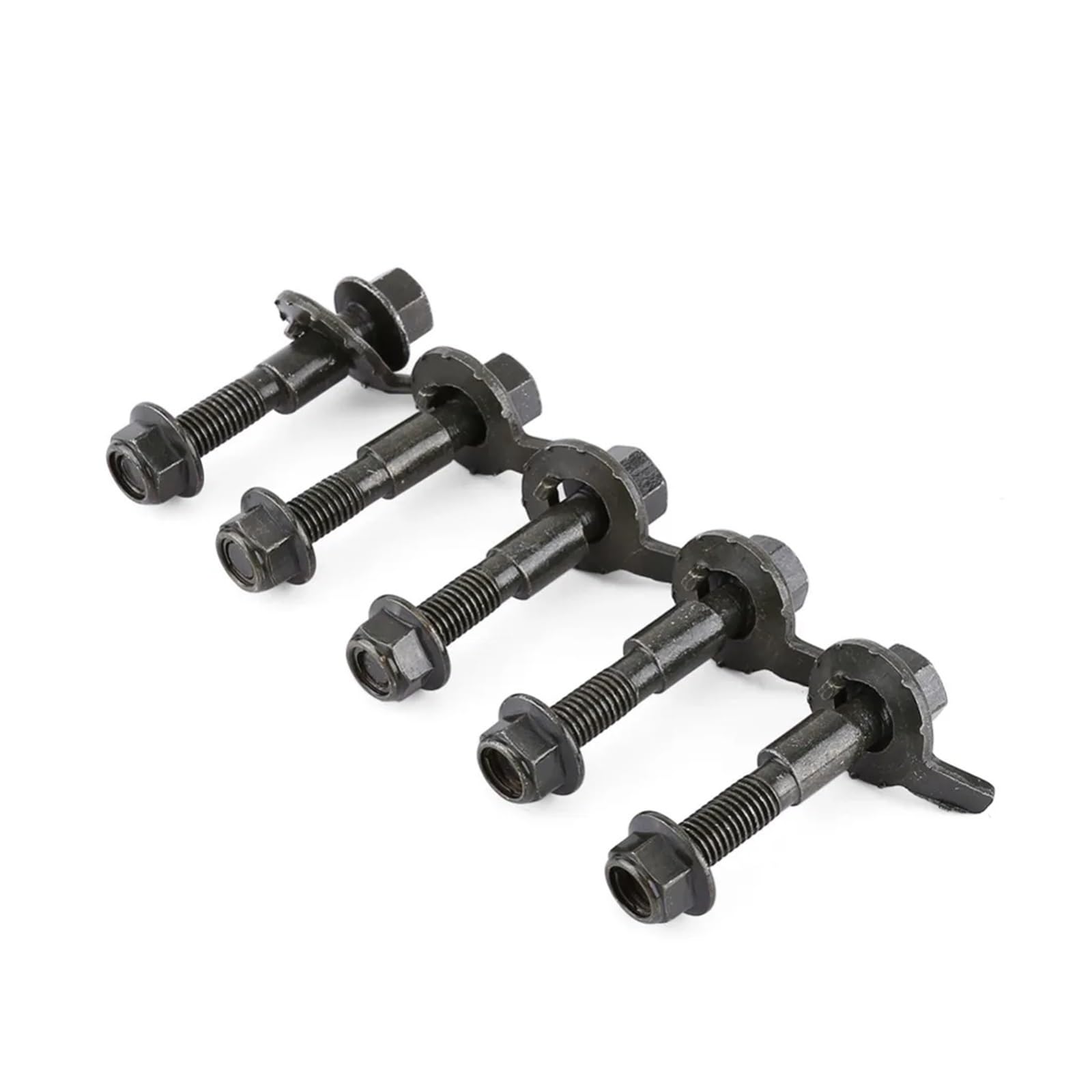 daili store 5 Stück 12 mm Fahrzeuge Stahl Allrad-Ausrichtung verstellbarer Sturzsatz Nockenbolzen Auto-Styling