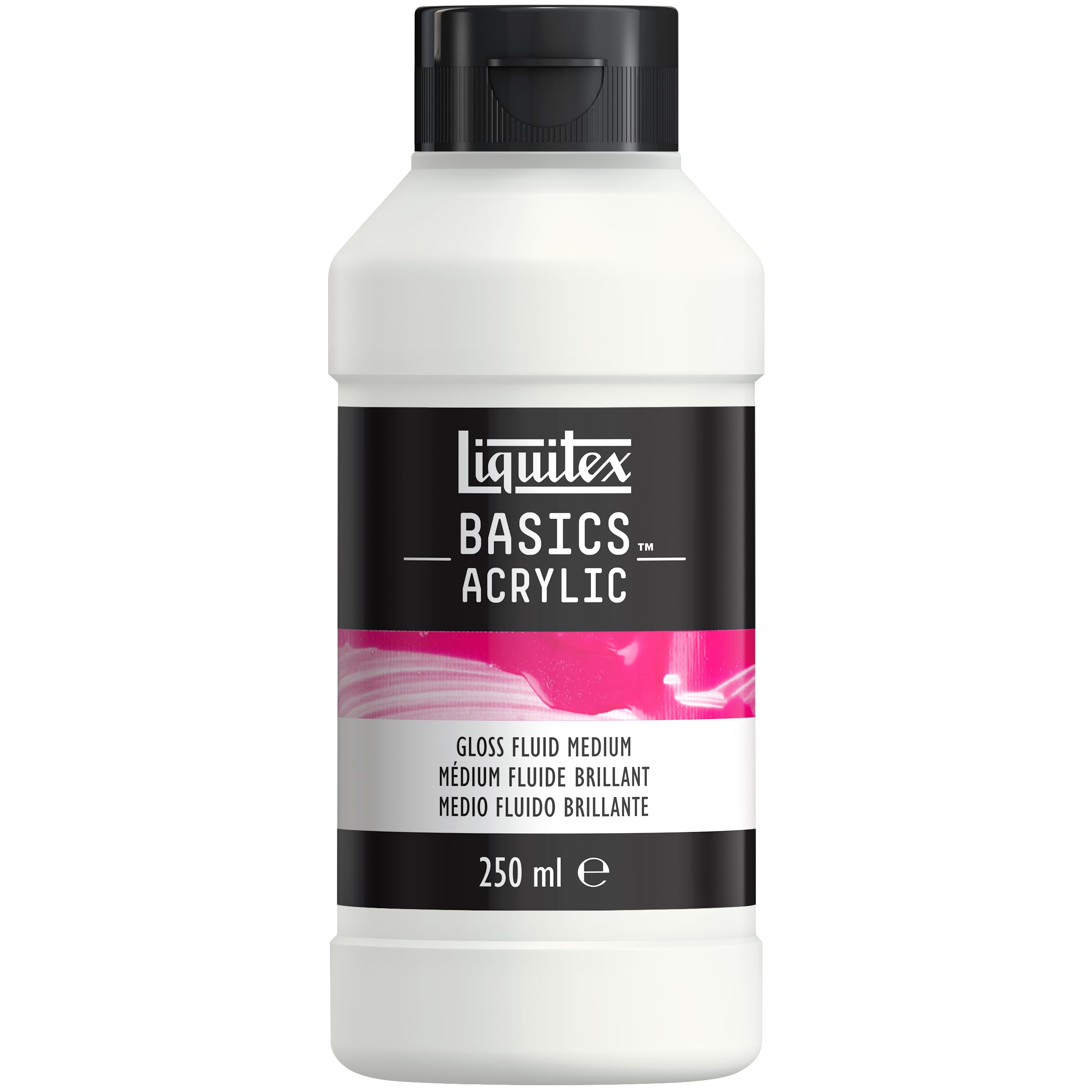 BASICS Gloss Fluid Medium, 250ml (8.4oz) Bottle
