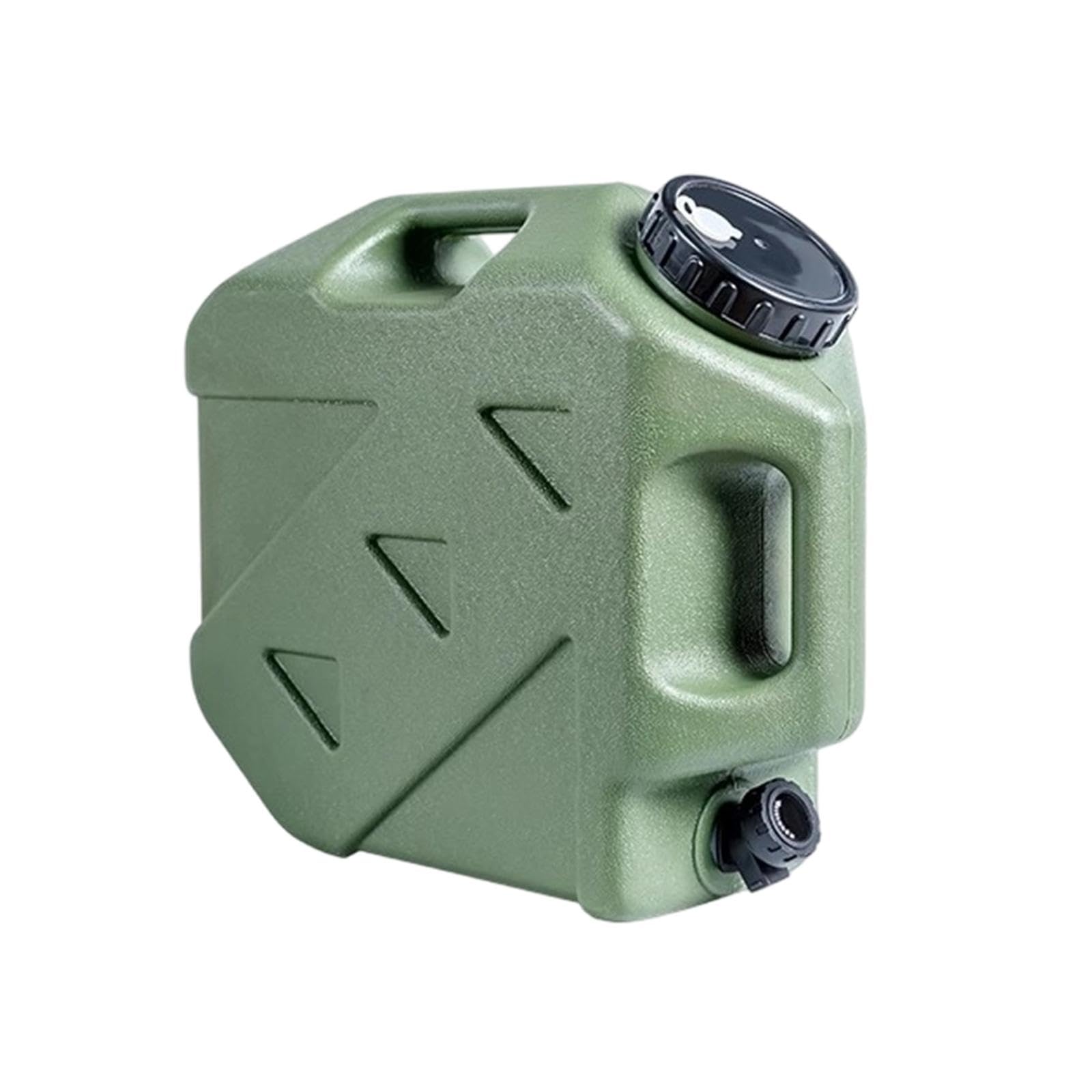 Water Container with Faucet 20L Drinking Water Jug for Camping BBQ Emergency Green-image-28
