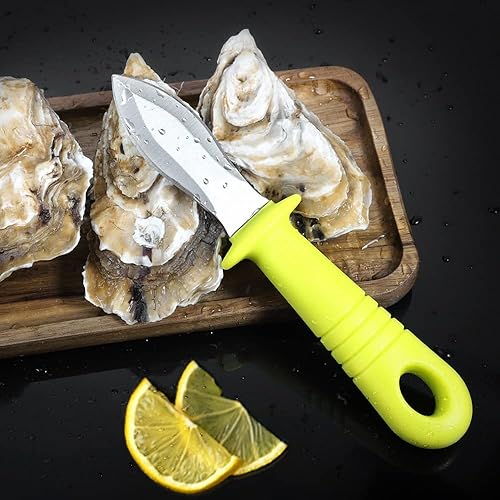 Miniatura 5 de Abridor de ostras Cuchillo para Shucking de ostras Herramienta de abridor de mariscos