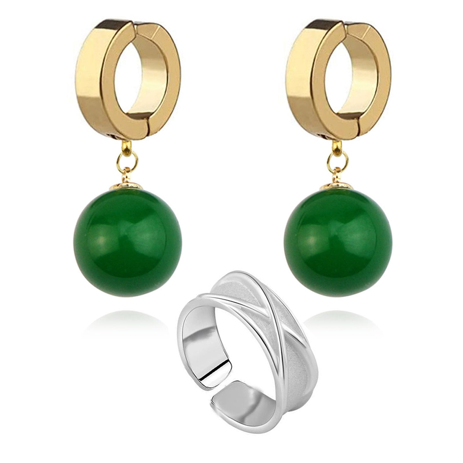 3 Paia Orecchini A Goccia Stelle Anime Cosplay – Acrilico Argento, Accessori Gioielli Unisex