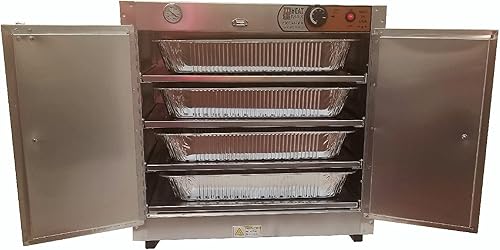Calentador comercial de alimentos de 110V para catering con charola de agua 25x15x24