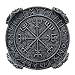 Ebros Gift Norse Mythology Thor Mjolnir Hammer Vegviser Magical Talisman Compass Jewelry Trinket Box Figurine 5