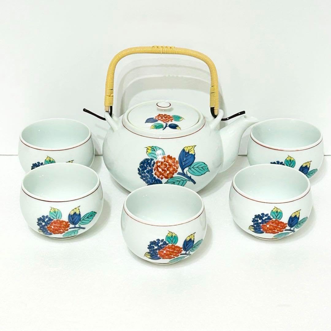 新品ノリタケ乃りたけ特選蓋付湯呑茶碗5客＋急須＋蓋付夫婦湯飲共に