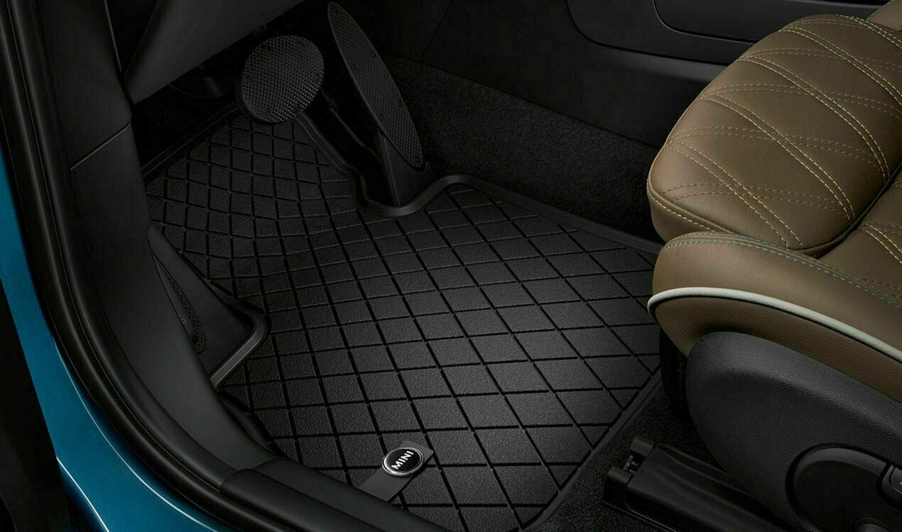MINI Set Tappetini In Gomma Originali Per Tutte Le Stagioni - Anteriori Per Countryman F60, Nero