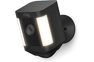 Certified Refurbished Ring Spotlight Cam Plus, Battery | See, Hear, and Speak...
