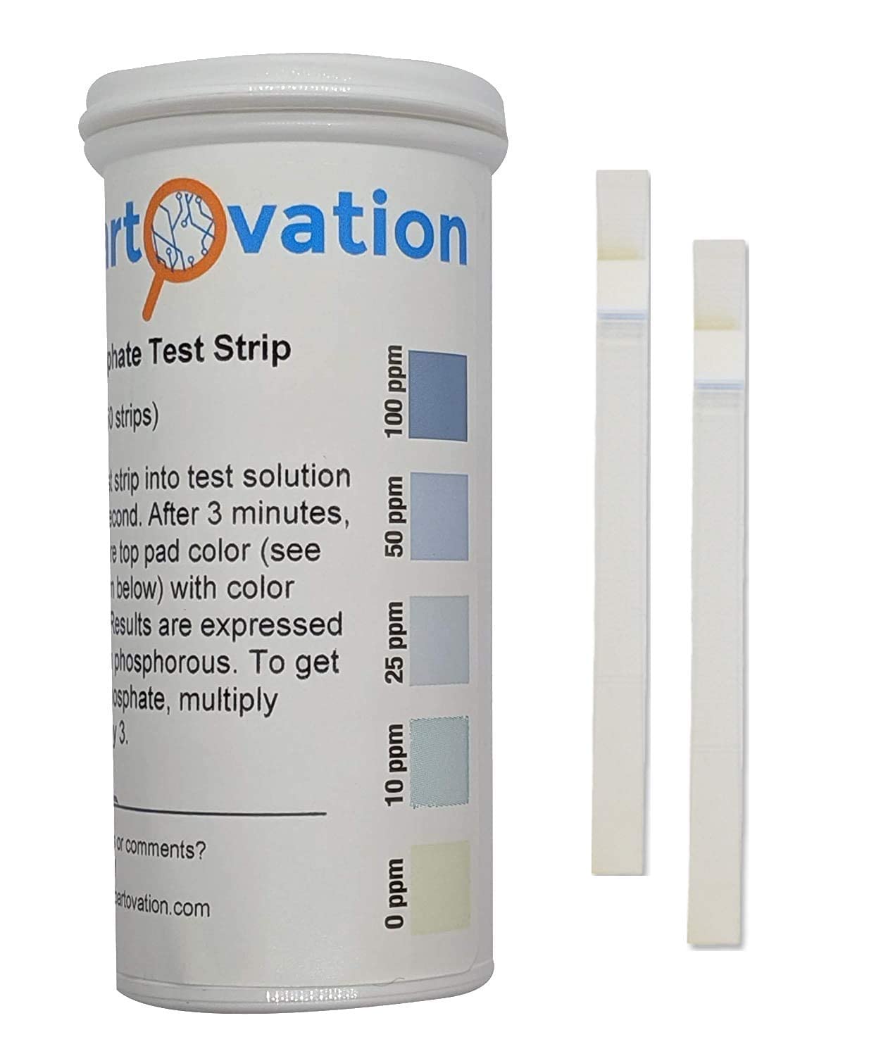 Phosphorous/Phosphate, Nitrite/Nitrate, & pH Test Strips