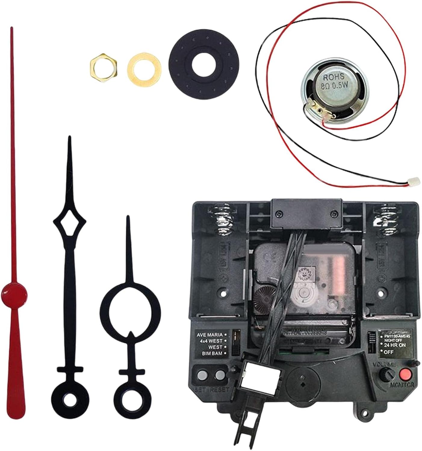 CALANDIS® Quartz Pendulum Clock Movement Replacement Repair Accessories Style C'