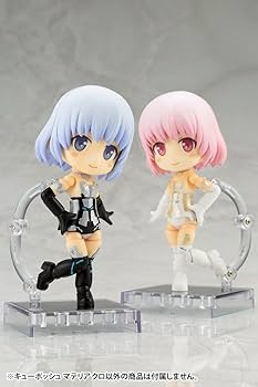 (未使用･未開封品)コトブキヤ キューポッシュ フレームアームズ・ガール FAガール マテリア クロ ノンスケール PVC製 塗装済み可動フィギュア キューポッシュ FAガール マテリア クロ｜フレームアームズ