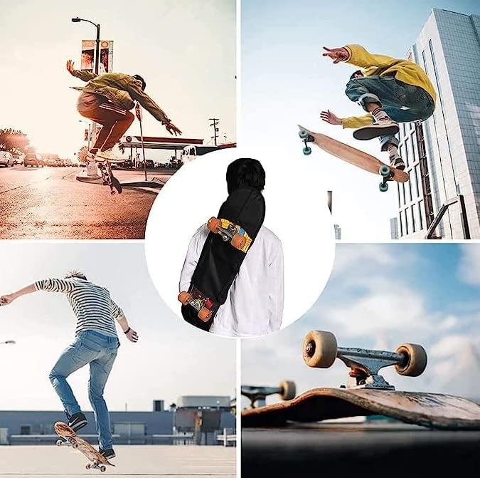 Sac à Bandoulière pour Skateboard Longband de Transport Imperméable Sport