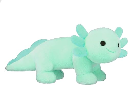 Miniatura 3 de Axolotl - Peluche suave y lindo de ajolote, muñecas de peluche Kawaii para niños, regalo para niñas y niños (verde)