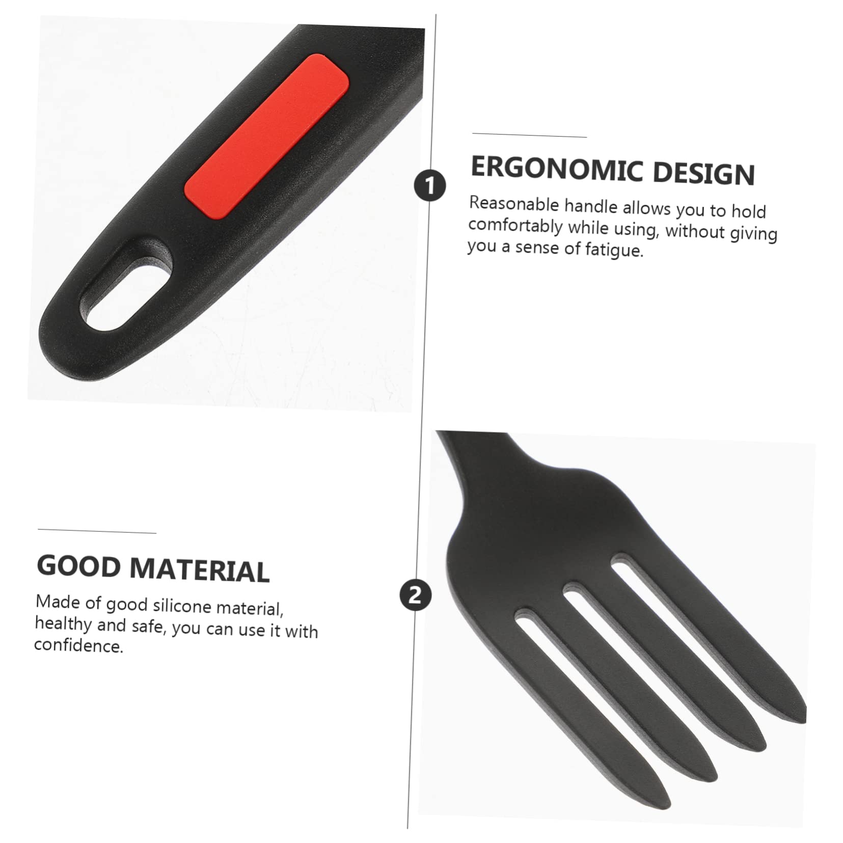 Alipis 4piezas Tenedor De Ensalada De Multifuncional Para Cocina Utensilio Práctico Para Casa y Restaurantes