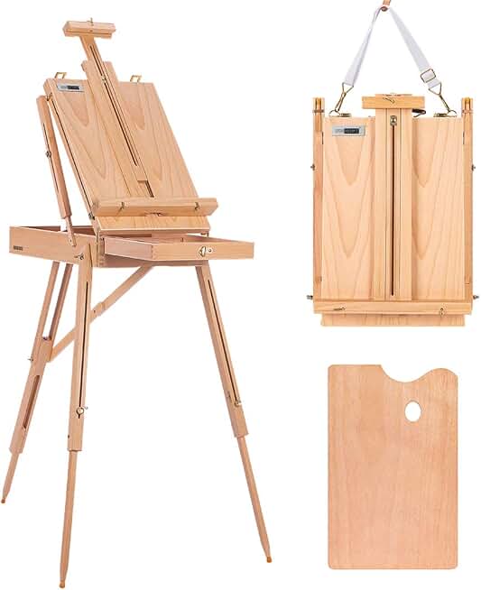 portable easel with storage