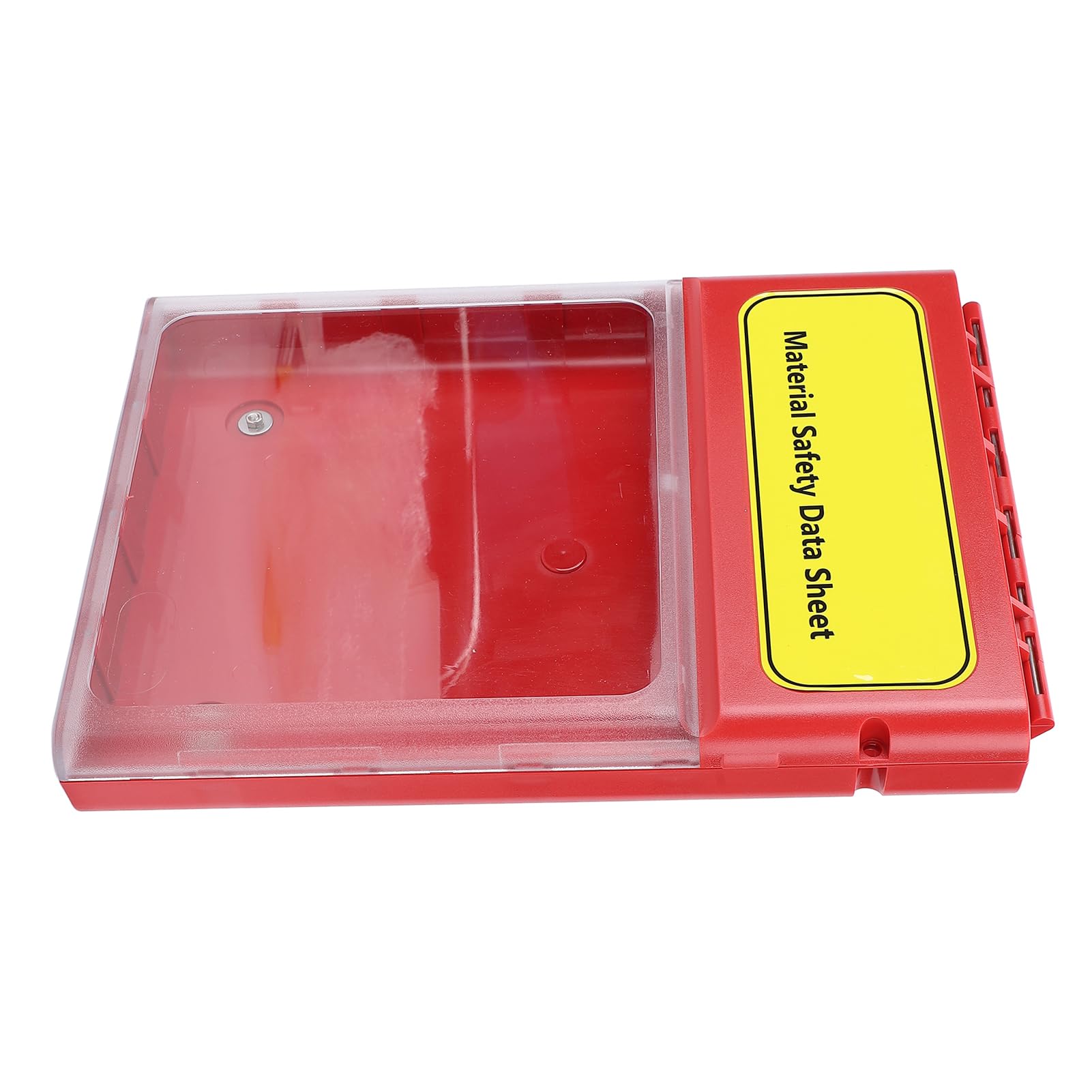 Scatola per Documenti MSDS, Scatola per Documenti Ignifuga a Prova di umidità e Antiruggine in PC Ad Alta Resistenza, con Chiusura Magnetica, Design Visivo per l'archiviazione delle Schede di
