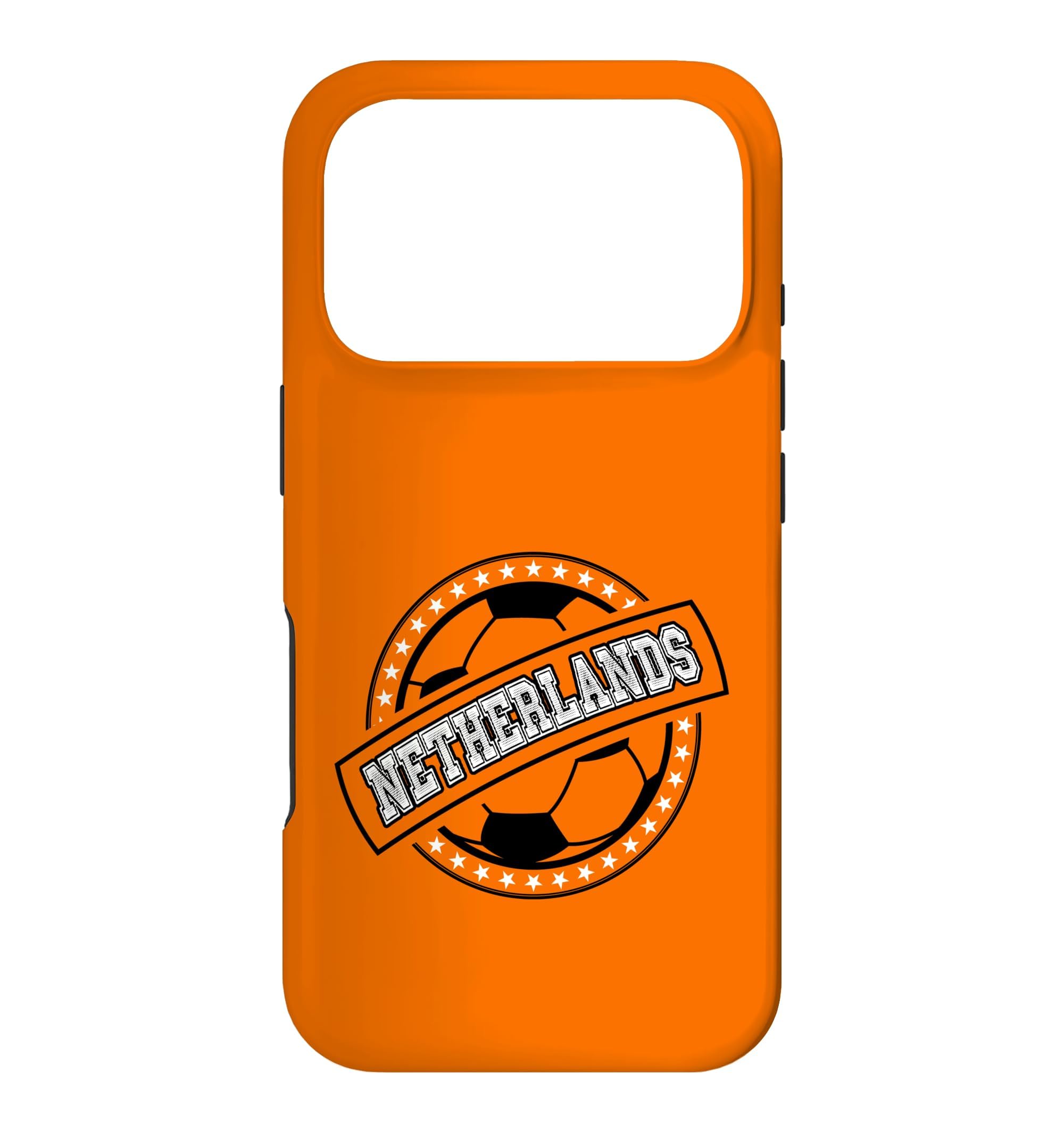 Netherlands World Cup Football Star Badge Case for iPhone 17 Pro
