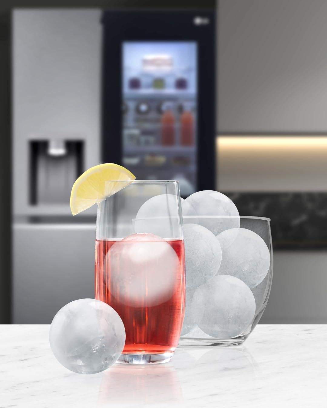 LG GMG960EVEE Multi-Door Kühlschrank mit Gefrierfach (638 L, Energieklasse E) mit InstaView und Craft Ice, Eis- und Wasserspender, Total No Frost, Silber