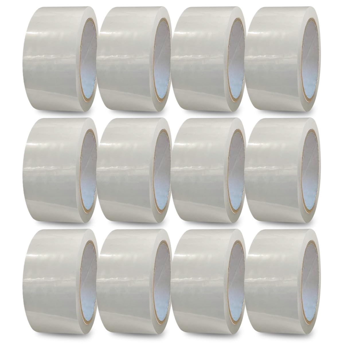 G4GOODS 12 Rolls Clear Packing Tape 48mm x 66m | Secure Sealing Adhesive Packaging Tape for Moving Boxes and Long-Term Storage | Parcel Tape for Packing Boxes | Anti-Tear and Non-Discoloring