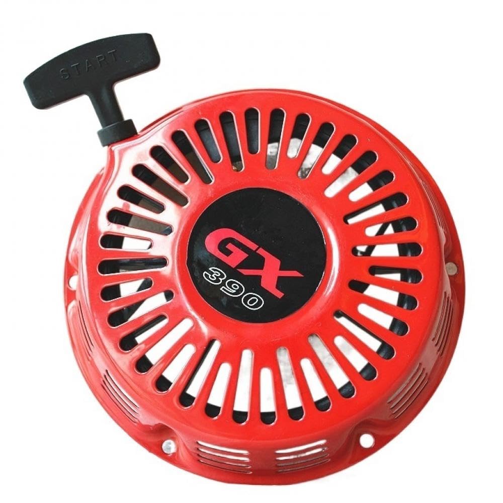Avviamento a Strappo a cricchetto con Barra in Acciaio Compatibile con Le Parti di avviamento a Strappo del costipatore della Pompa 'Acqua del Motore GX340 GX390 GX610 GX620 188F