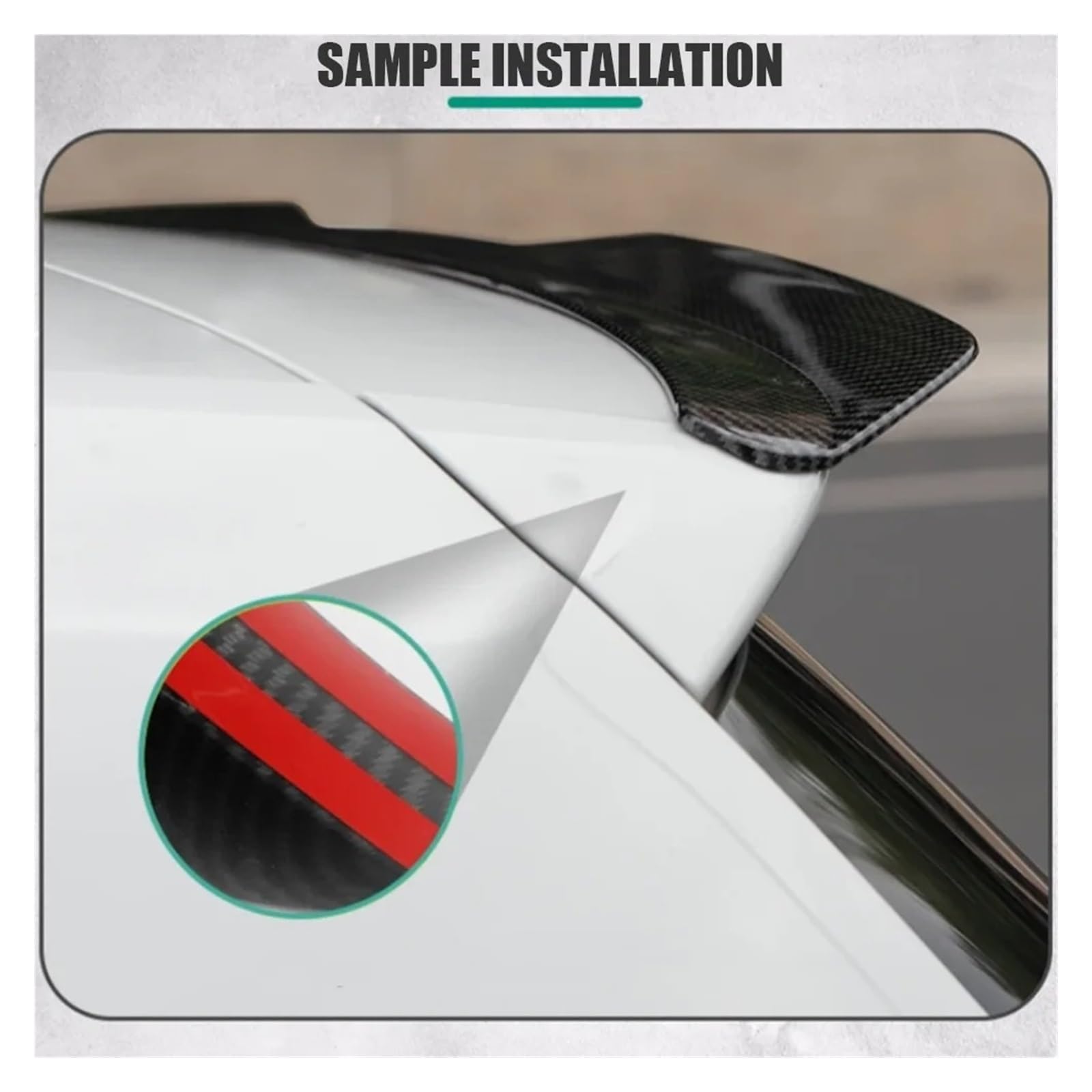 Spoiler sul tetto posteriore Per Alfa Per Romeo Per Giulietta 2016-2020 Decorazione Alettone Posteriore Per Auto ABS Spoiler Posteriore Per Auto Spoiler Per Labbra Per Auto Spoiler posteriori per auto