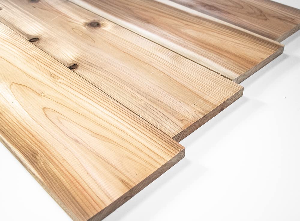 一枚板 サワラ 無節 DIY インテリア 壁板 床材 足場板 60枚 一枚板