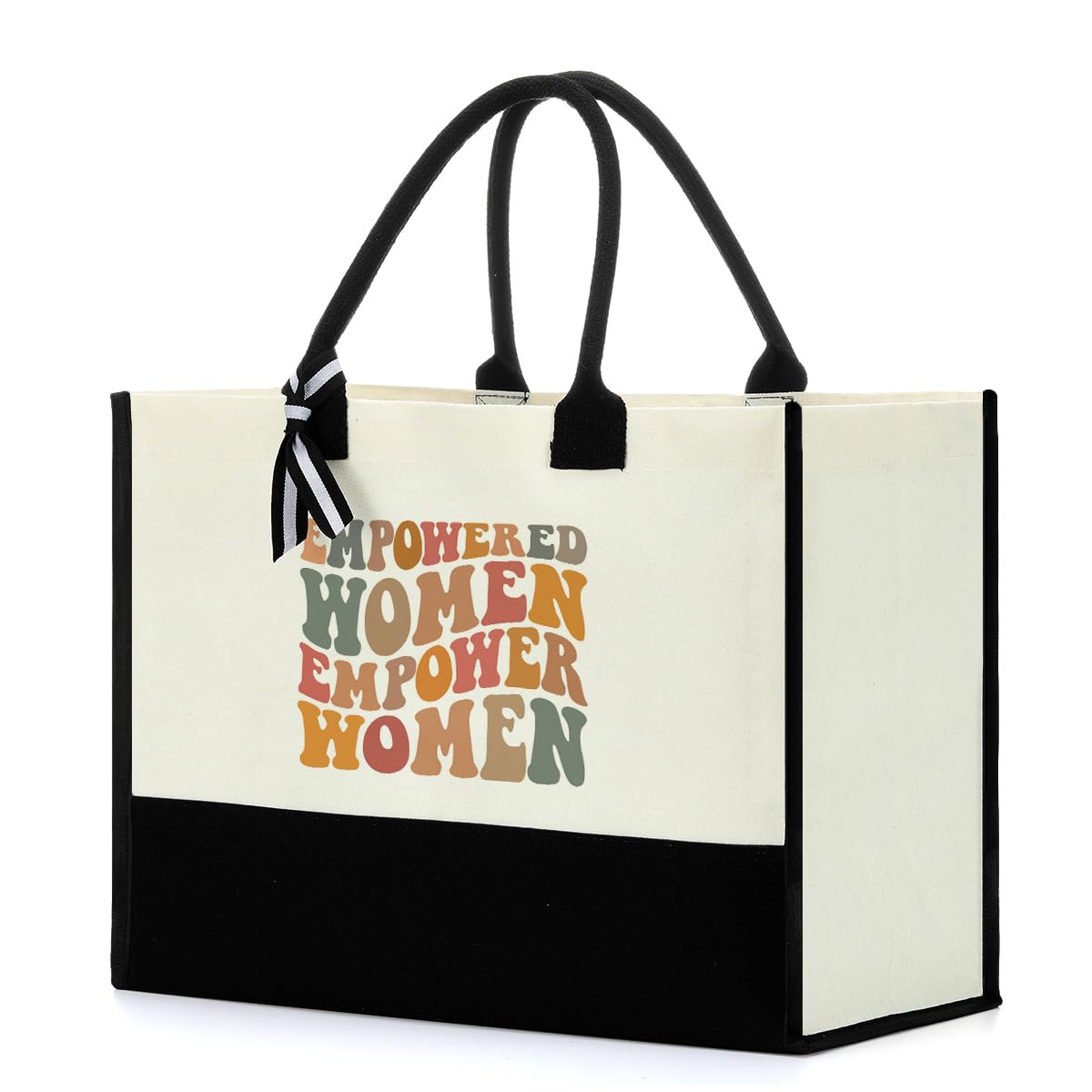 FORBIDDEN PAPER Motivational Women Empowerment Gifts Tote Bag Strong Women Gifts Travel Bag Handbag Feminist Gifts for Friend Coworker Boss Lady