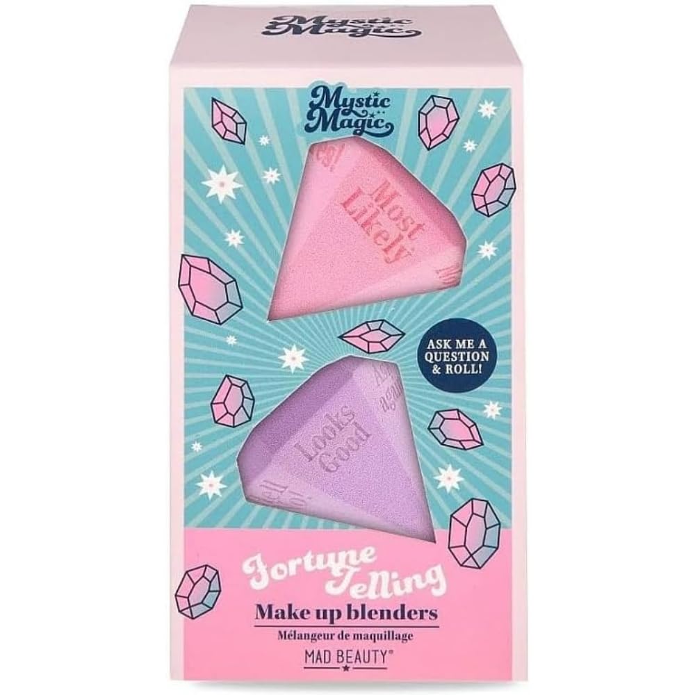 MAD BEAUTY Mystic Magic Cosmetic Sponges: Esponjas de Maquillaje para una Aplicación Suave y Uniforme, Transformando tu Rutina de Maquillaje en una Experiencia Mágica.