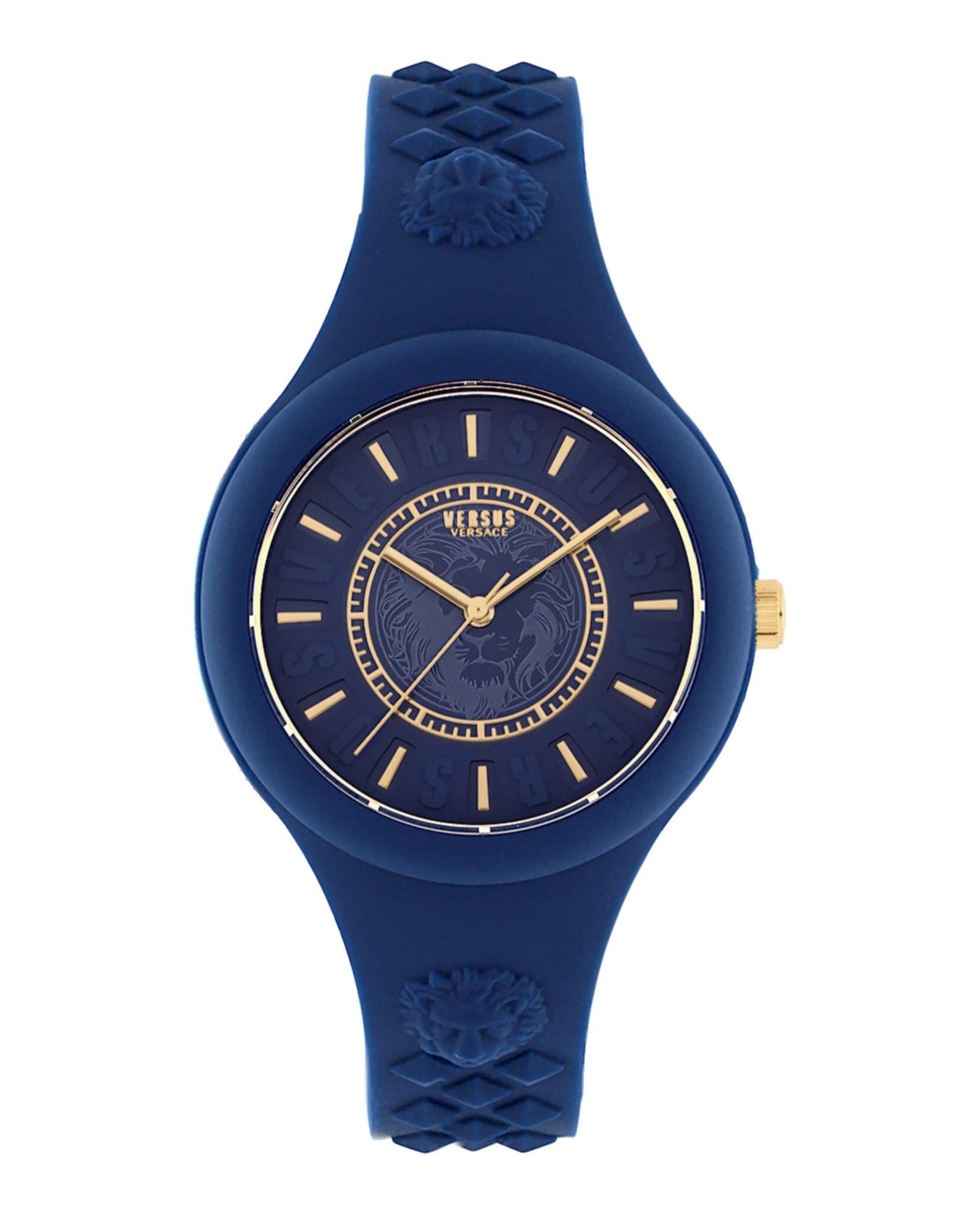 Versus VersaceWomens Fire Island Fashion Watch. Adjustable and Sporty Silicone Strap. Includes Travel Gift Pouch.