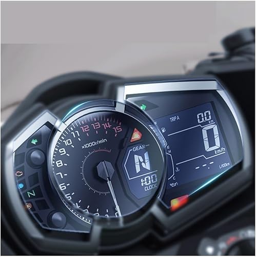 Velocímetro Scratch Film para Kaw&asaki Ninja 250 400 650 1000 Z1000SX Ver&sys X-300 ZX-6R motocicleta Cluster ScratchScreen Protector de película