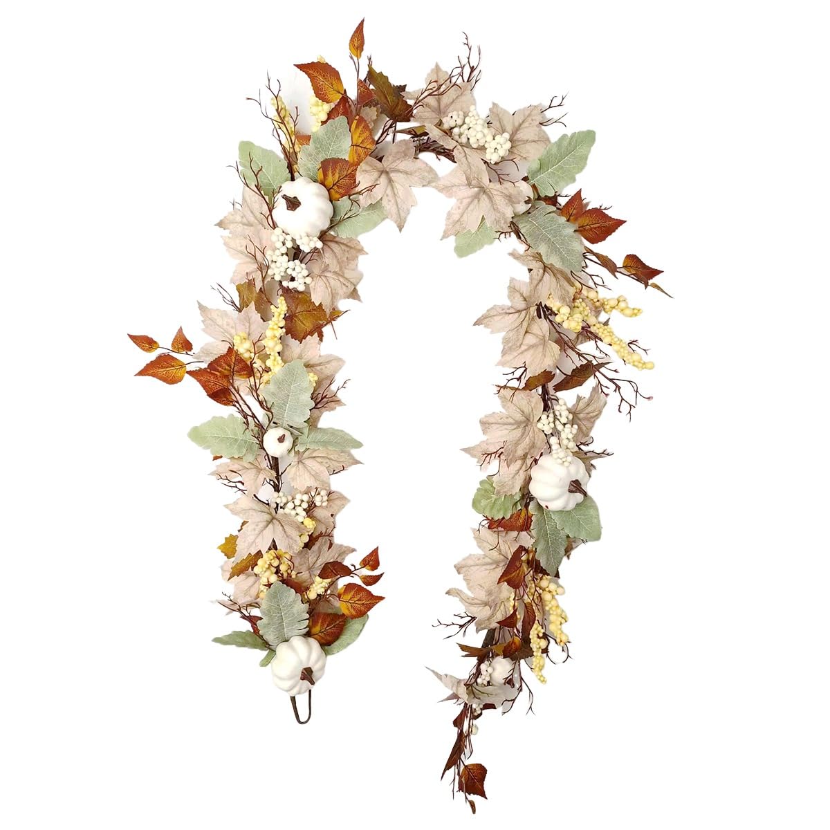 CTRLZS 1 PCS Fall Garland Fireplace Thanksgiving Halloween Harvest Decorations Fall Decor