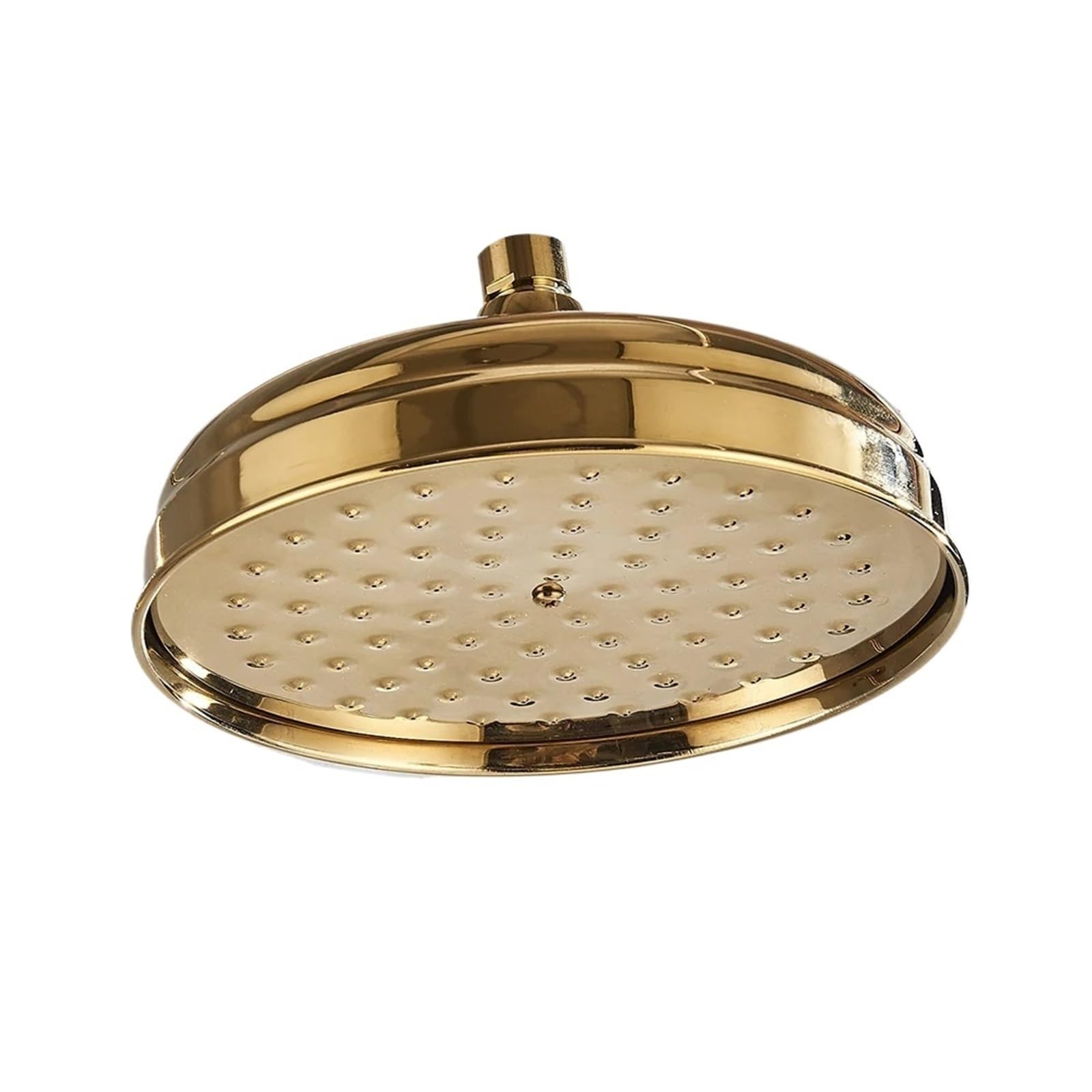 Shower Head Brass Golden Rainfall Shower Head Faucet Bathroom Replace Rain Showerhead Antique Accessory(Light Green)