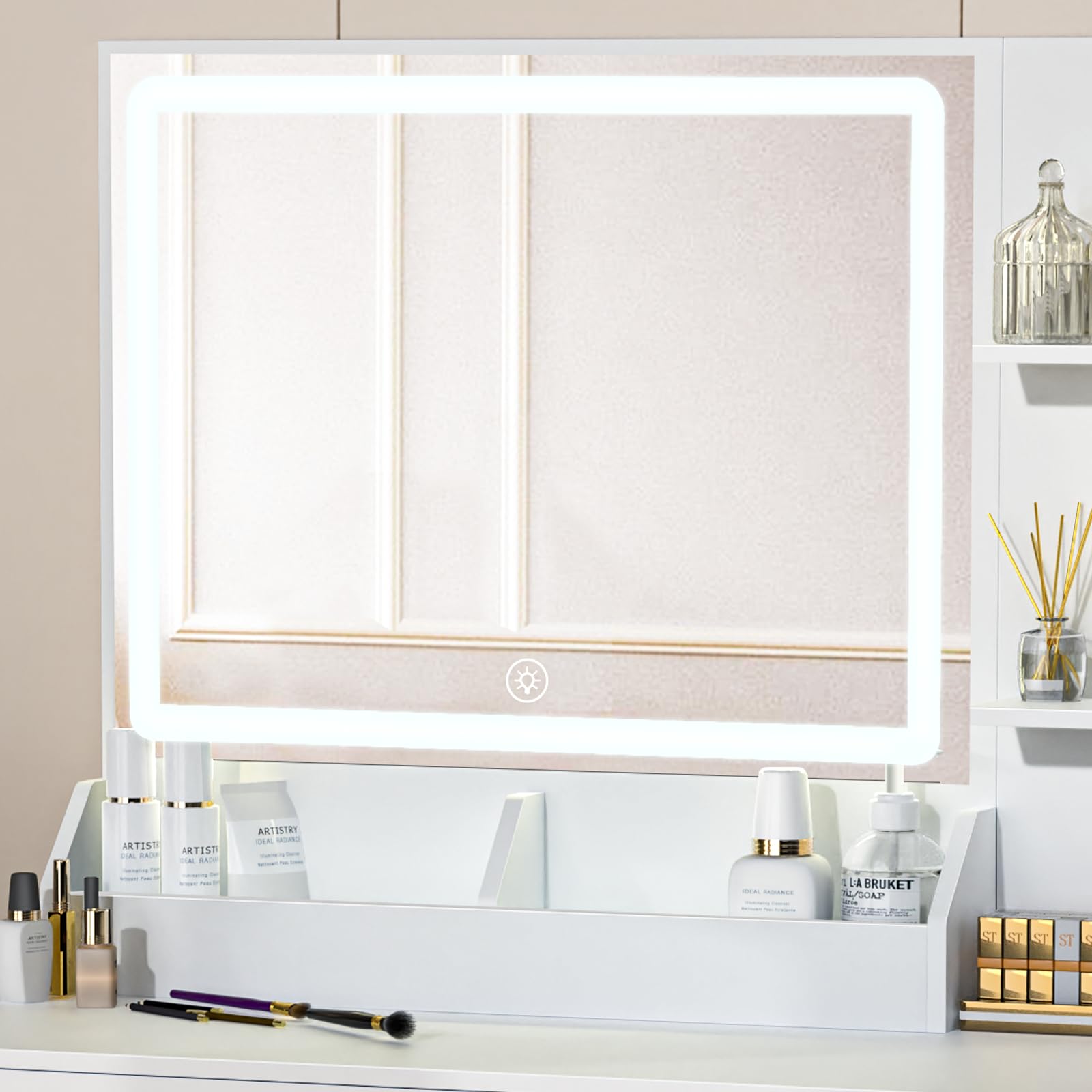 Zvivofla Rectangular Vanity Mirror Suitable for V1