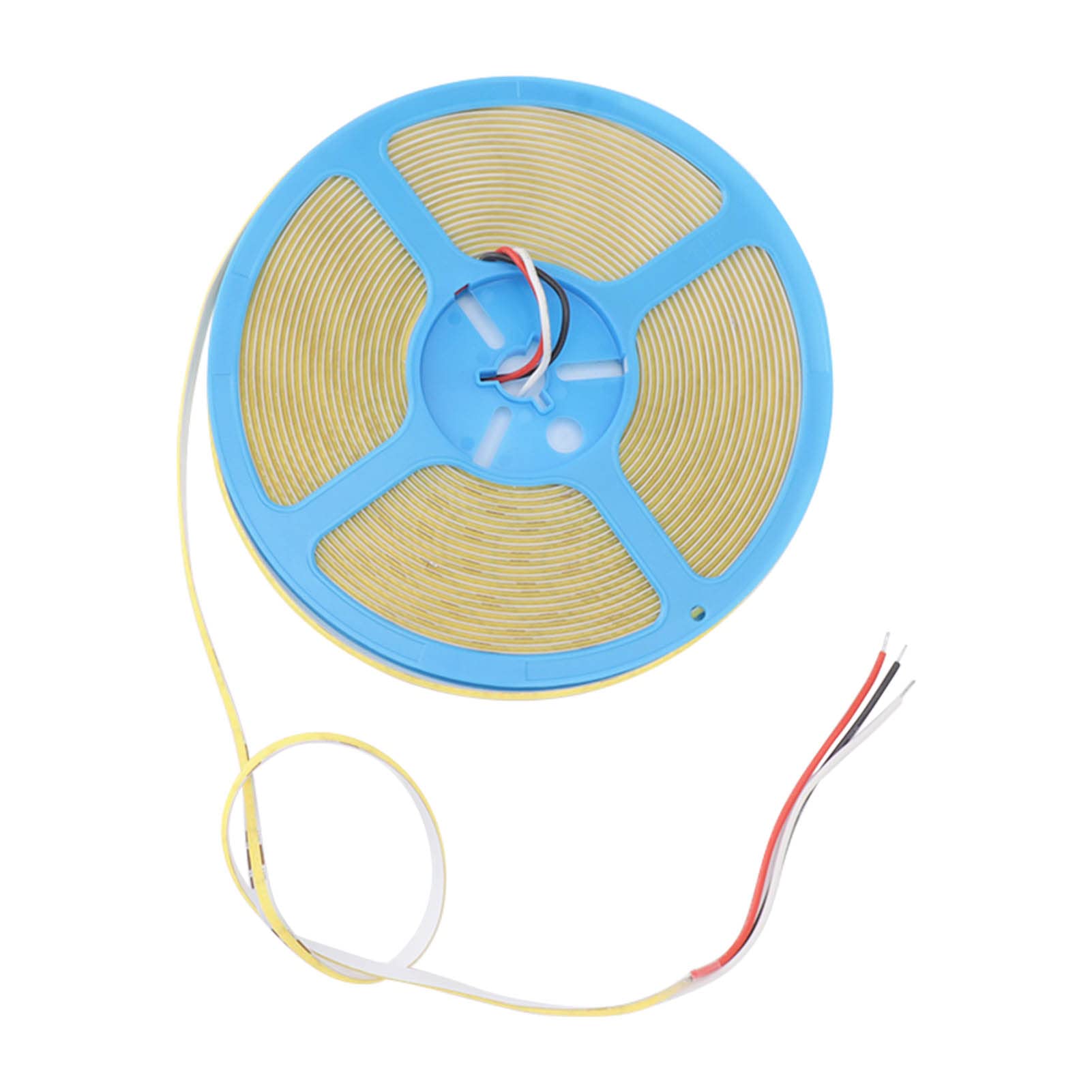 Cocoarm COB-LED-Streifen, 24 V, LED-Lichtband, 10 M, mit 576 LEDs, Gleichmäßiges 180-Grad-Glühen, Schneidbarer, Flexibler ABS-Silikon-Lichtstreifen für Zuhause, Party, Geschäft, Schrank, Spiegel