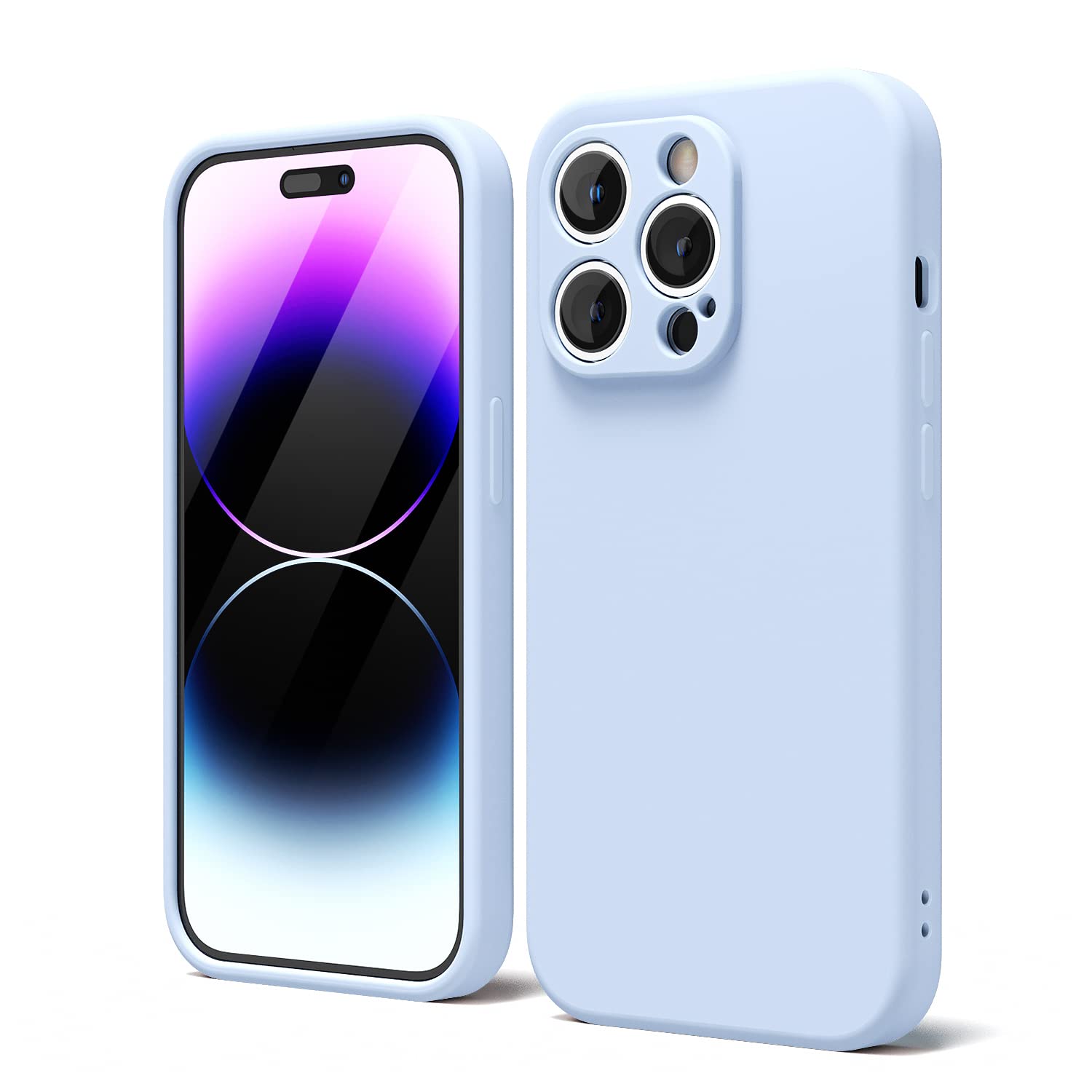 oakxco for iPhone 16 Pro Max Case Liquid Silicone, Soft Rubber Gel Elegant Aesthetic Basic Simple Cover, Cute Thin Slim TPU Matte Solid Color Plain Smooth Case for Women Girl, Light Pink — view 533
