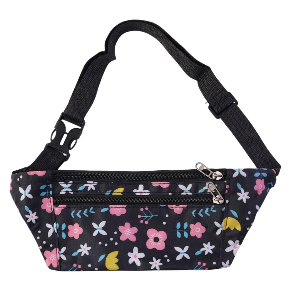 Crossbody Bags for Women 1 Pc – Adjustable Floral Print Waist Pouch, Sports Running Belt Bag, Zipper Pack for Jogging, Travel, Gym & Fitness – Mobile & Cash Storage Kit, Comfortable Waist Bag-image-48