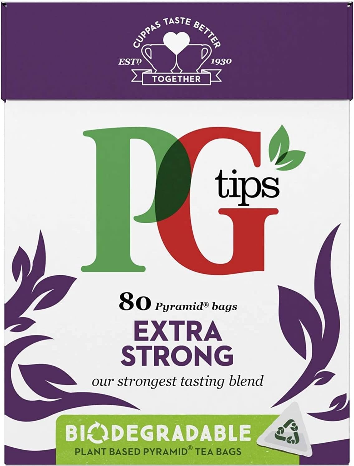 PG Tips PG tips Extra Strong 80s Pyramid Teabags 232g, 232 g