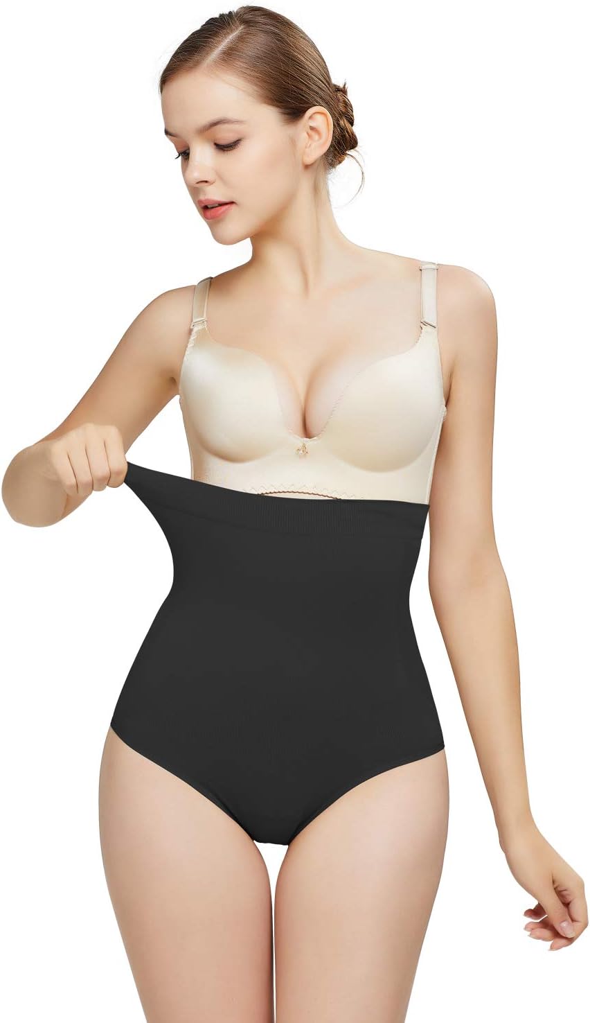 DREAM SLIM Women's High-Waist Seamless Body Shaper Briefs Tummy Control Panty Butt Lifter Shapewear Slim Waist Trainer - Image 4