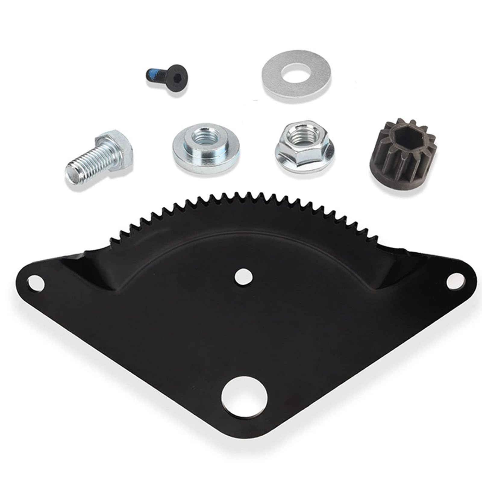 Ljmyy Steering Gear Rebuild Component for Mowers 532194732 194732 587738906 Replacement Steering Sectors Gear Plate