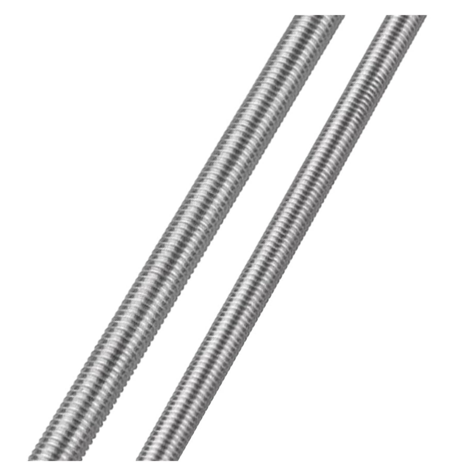 M4 M5 M6 M8 M10 M12 M14 - M24 304 Acero inoxidable Inverso Mano izquierda Rosca métrica Tornillo de espárrago de eje Rosca Barra Perno de varilla(1Pc M16x2.0x250mm)