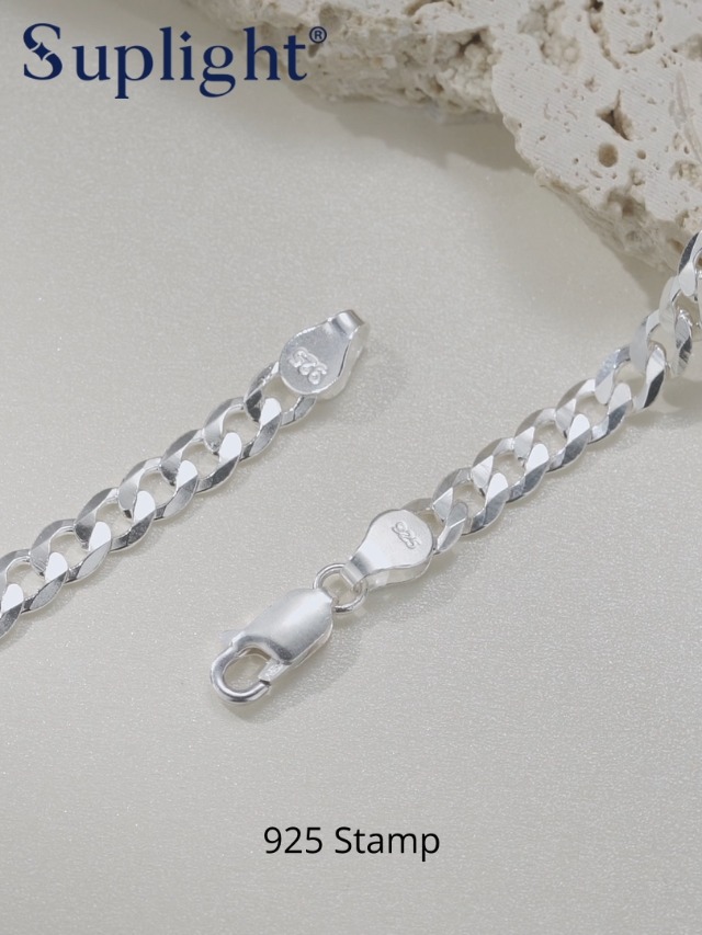 Solid 925 Sterling Silver 14.7x10.6mm 1/4 Cttw Diamond Cross Crucifix Charm Pendant Chain Necklace Adjustable 16