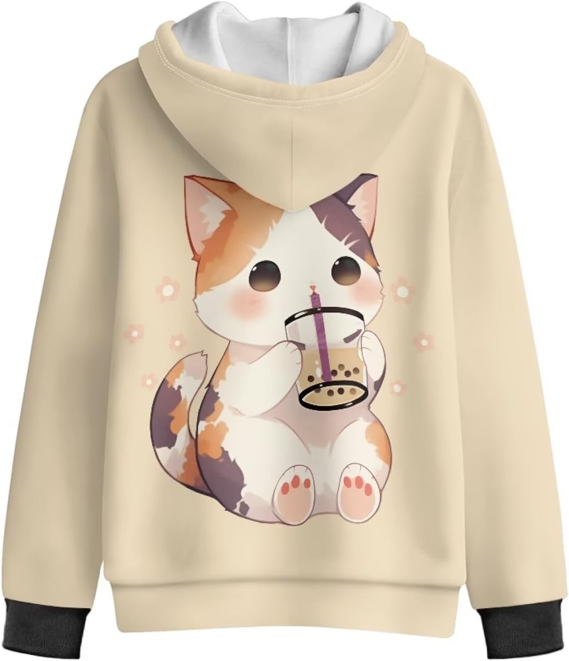 Girls Warmly Fleece Zipper Hoodies Long Sleeve Pockets Sweatshirt Breathable Lightweight Sweatshirts for Teen Girl