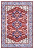 Un maillage de couleur assortie au look fait main sur les quatre côtés du tapis et un revêtement arrière antidérapant complètent parfaitement le tableau. En outre, le tapis est également compatible avec un chauffage au sol.