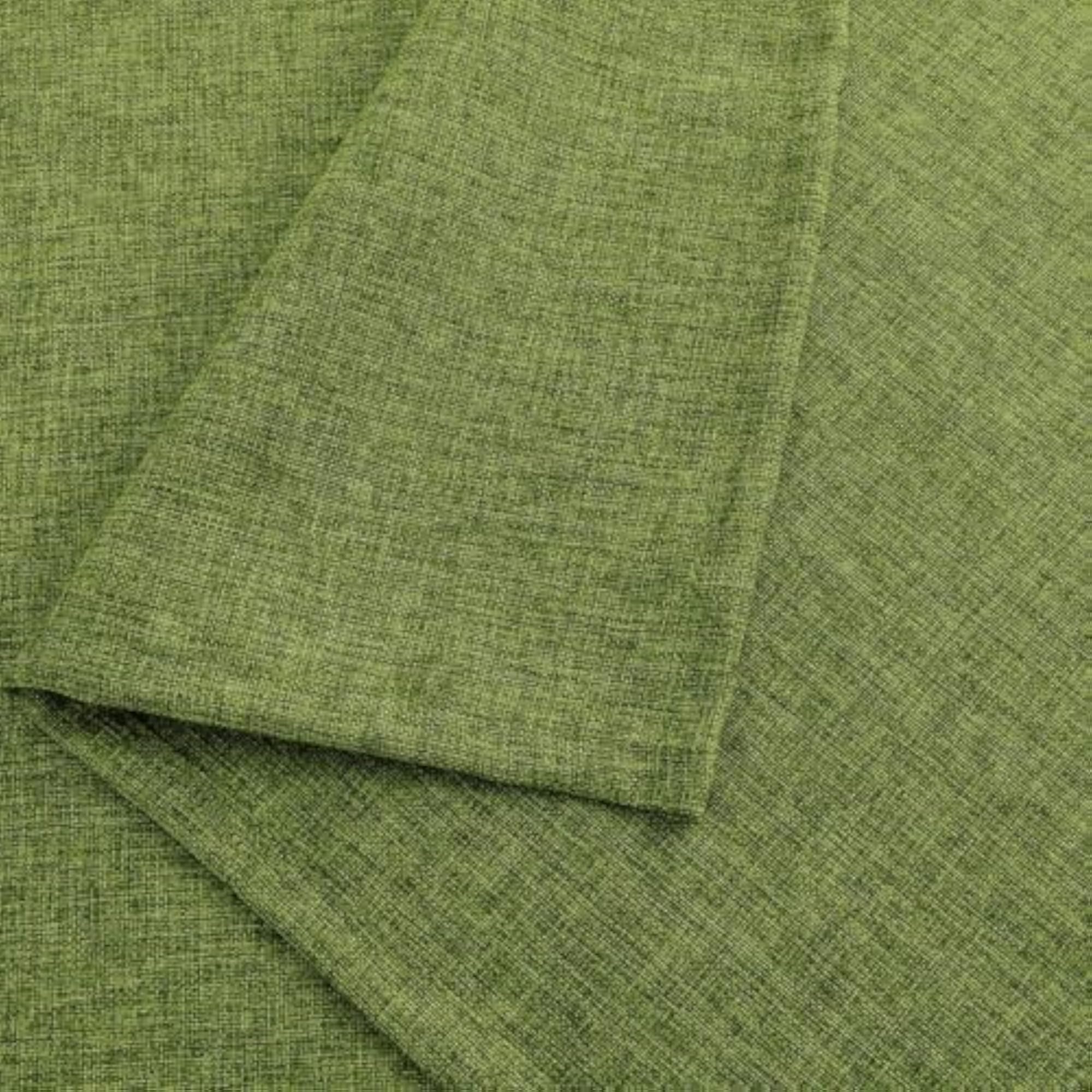 Olive Jute Fabric Rectangular Table Cloth for Dining