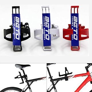 Koszyk na bidon rowerowy/Klatka rowerowa Regulowany aluminiowy stojak na bidon rowerowy (czarny)