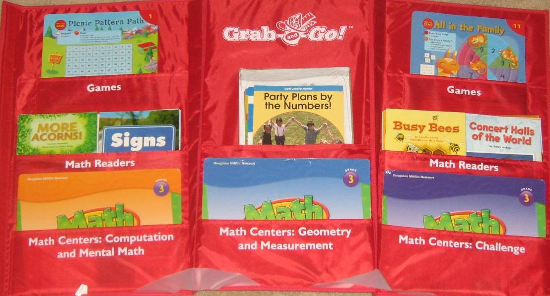 Go Math!: Grab and Go Differentiated Centers Kit, Grade 3