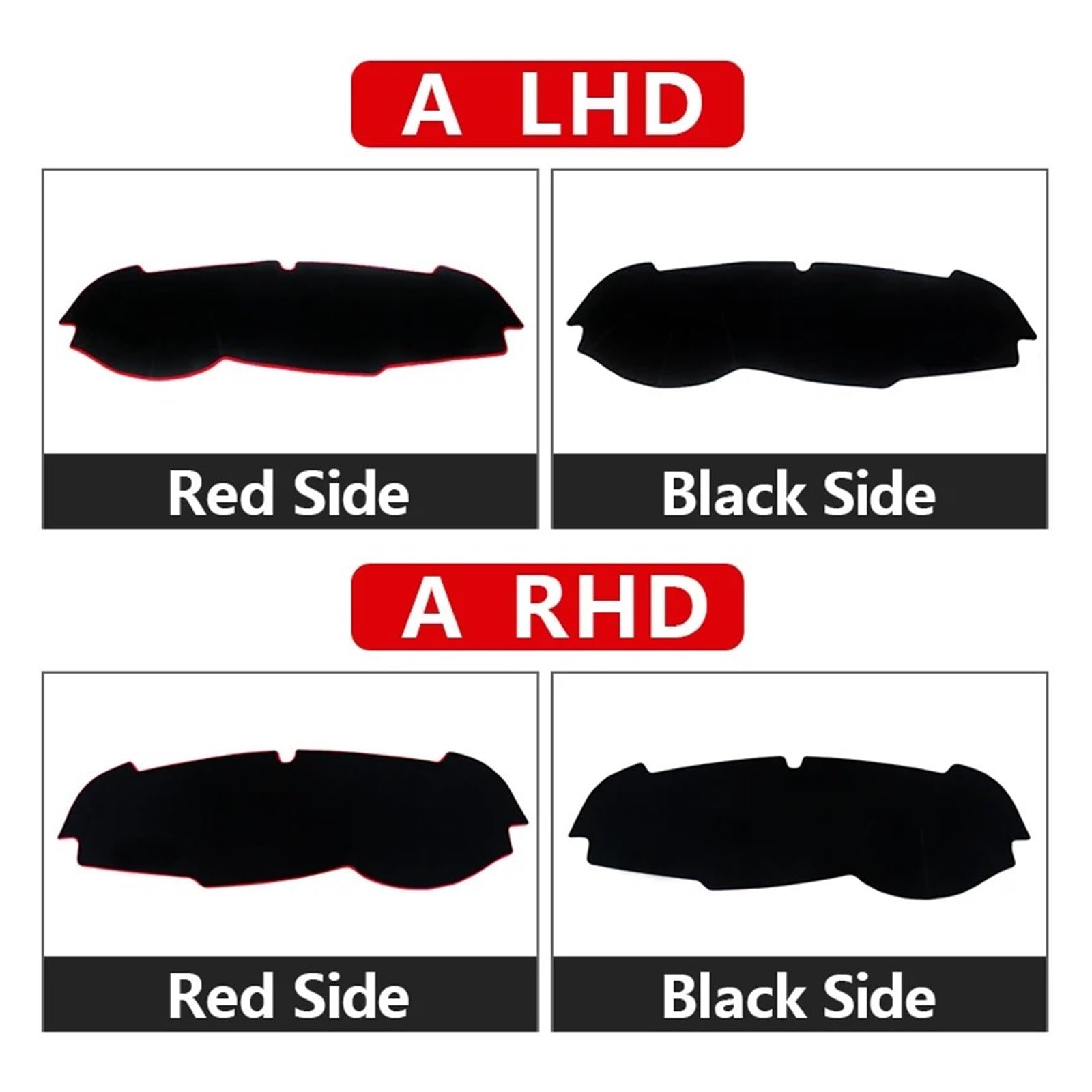 Protector Salpicadero Para Kia Para Sportage 4 QL 2016-2021 Cubierta Del Salpicadero Coche Evitar La Almohadilla De Luz Panel Instrumentos Anti-UV Alfombra Resistente | B RHD Black