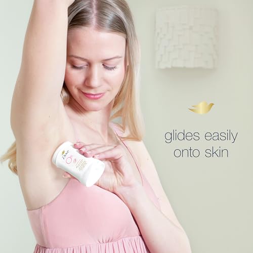 Image of Dove 0% Aluminum Deodorant Stick Non irritating for Underarm Care Rose Petals Kindest, 2.6 Oz