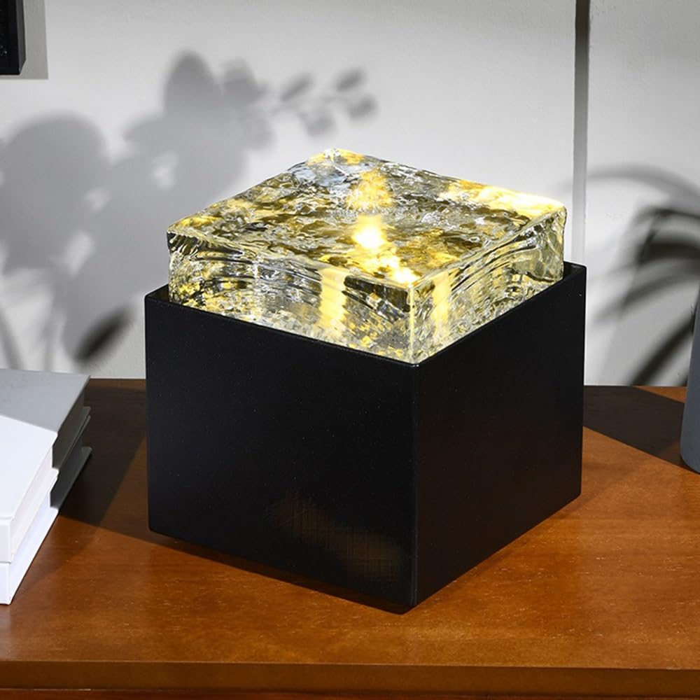 Feng Shui Fontana a cascata moderna e minimalista riciclata con design a scultura fluente for casa e ufficio Interno